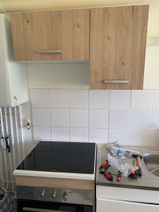 Photo de galerie - Pose de plaque de cuisson 