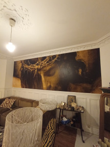 Photo de galerie - Gabarit de découpe papier peint