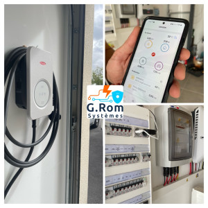 Photo de galerie - Installation de borne de recharge. Electricien certifié IRVE