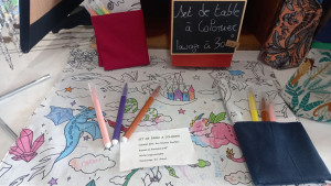 Photo de galerie - Set de table à colorier 