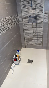 Photo de galerie - éliminé le calcaire nettoyage du plafond au sol salle de bain. 