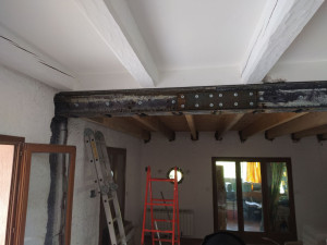 Photo de galerie - Pose IPN pour renforcement mezzanine 