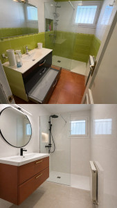 Photo de galerie - Rénovation totale salle de bain 