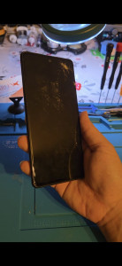 Photo de galerie - Remplacement d’écran pour un :
Samsung S20 FE 5G 
par un bloc châssis+écran OEM Samsung (demande du client) pour : 152,00€ tout compris (diagnostic, pièces, main d’œuvre, consommables, essais, ...)