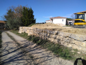 Photo de galerie - Réalisation enrochement 