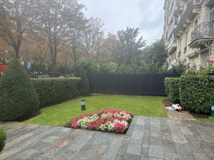 Photo de galerie - Taille ,tonte et création d’un massif fleuri 