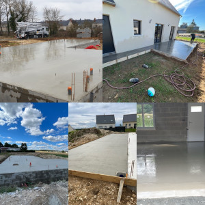 Photo de galerie - Coulage terrasse 