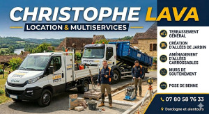 Photo de galerie - Christophe location et multiservices
démolition 
terrassement création d'aller de jardin création d'aller carrossable évacuation tout gravats ainsi que tous déchets pose de benne également