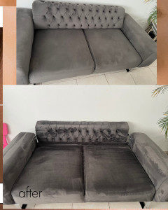 Photo de galerie - Nettoyage de canapé 