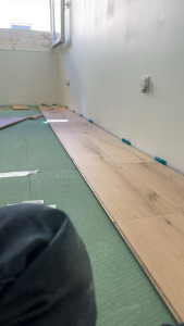 Photo de galerie - Pose parquet 