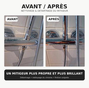 Photo de galerie - Détartrage de calcaire 