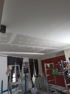 Photo de galerie - Rénovation d'un faux plafond .
