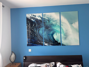 Photo de galerie - Fixation cadre au mur 