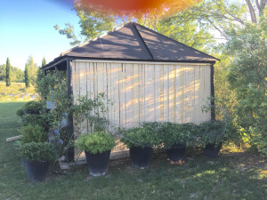 Photo de galerie - Fermeture avec de voliges.