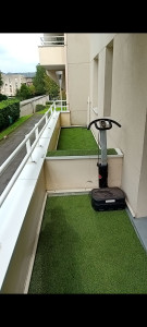 Photo de galerie - Nettoyage paroit balcon + nettoyage moquette et rangement 