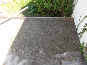 Photo de galerie - Extension de terrasse empierrement pilllonage 