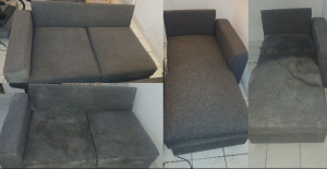 Photo de galerie - Nettoyage et désinfection d'un canapé