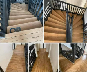 Photo de galerie - Pose de parquet - Revêtement de sol