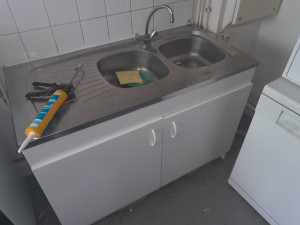 Photo de galerie - Remplacement évier et meuble sous évier 