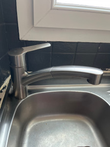 Photo de galerie - Pose d’un robinet douchette