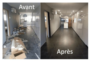 Photo de galerie - Nettoyage après travaux 