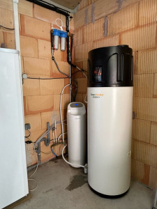 Photo de galerie - Mise en place d’un ballon thermodynamique et d’un adoucisseur 