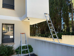 Photo de galerie - Pose caméras dans une copropriété.