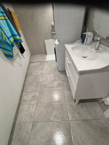 Photo de galerie - Pose de carrelage 