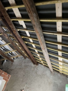 Photo de galerie - Rénovation de charpente
