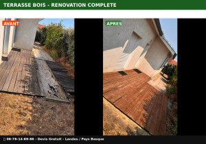 Photo de galerie - Rénovation terrasse bois