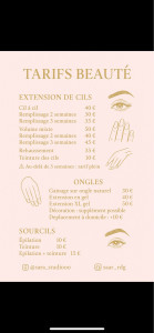 Photo de galerie - Tarif 