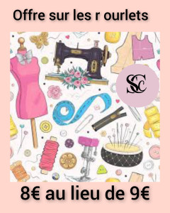 Photo de galerie - Offre du 6 au 21 juin sur les ourlets 
8€ au lieu de 9€
