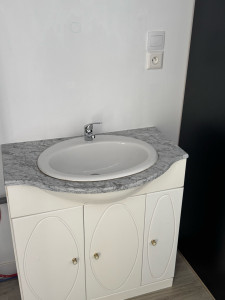 Photo de galerie - évacuation, changement de mitigeur, joints silicone 