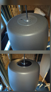 Photo de galerie - Dépoussierage lustre haut.