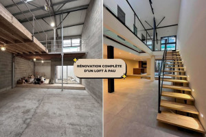 Photo de galerie - Rénovation complète d’un loft au centre ville de Pau