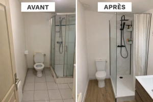 Photo de galerie - Rénovation de salle de bain 