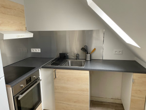 Photo de galerie - Rénovation d’une cuisine avec pose plan de travail/ crédence / montage meuble kit IKEA fournitures clients 