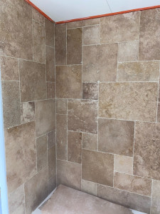 Photo de galerie - Travertin salle de bain 