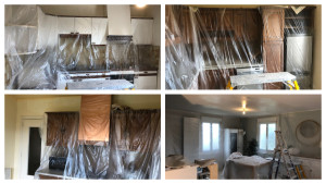 Photo de galerie - Protection des meubles avant rénovation 