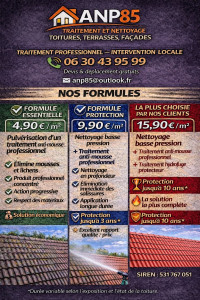 Photo de galerie - Tarifs nettoyage toiture