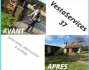 Photo de galerie - Avant et après du jardin d'un client 