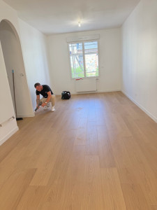 Photo de galerie - Pose de parquet - Revêtement de sol