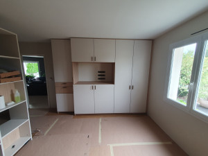 Photo de galerie - Pause aménagement dressing.