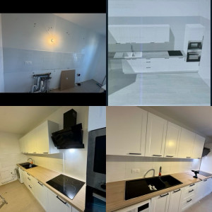Photo de galerie - Montage de cuisine avant et après 