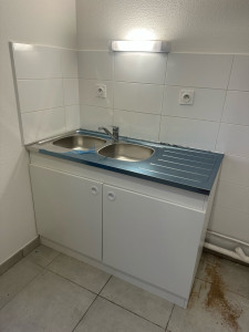 Photo de galerie - Pose meuble et évier de cuisine 