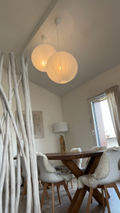 Photo de galerie - Luminaire salle à manger style boheme 
