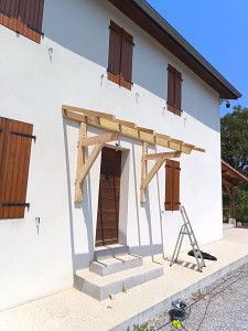 Photo de galerie - Réalisation d'une marquise