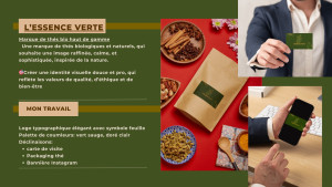 Photo de galerie - Création marque Thé 