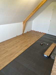 Photo de galerie - Pose de parquet