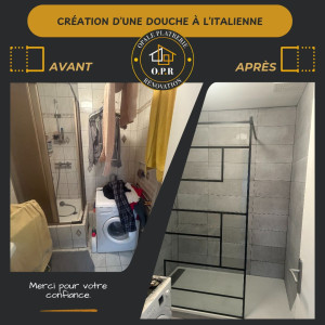 Photo de galerie - Rénovation et changement d'un espace douche 